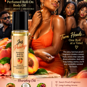 Jus Peachy Perfumed Body Oil Roll On